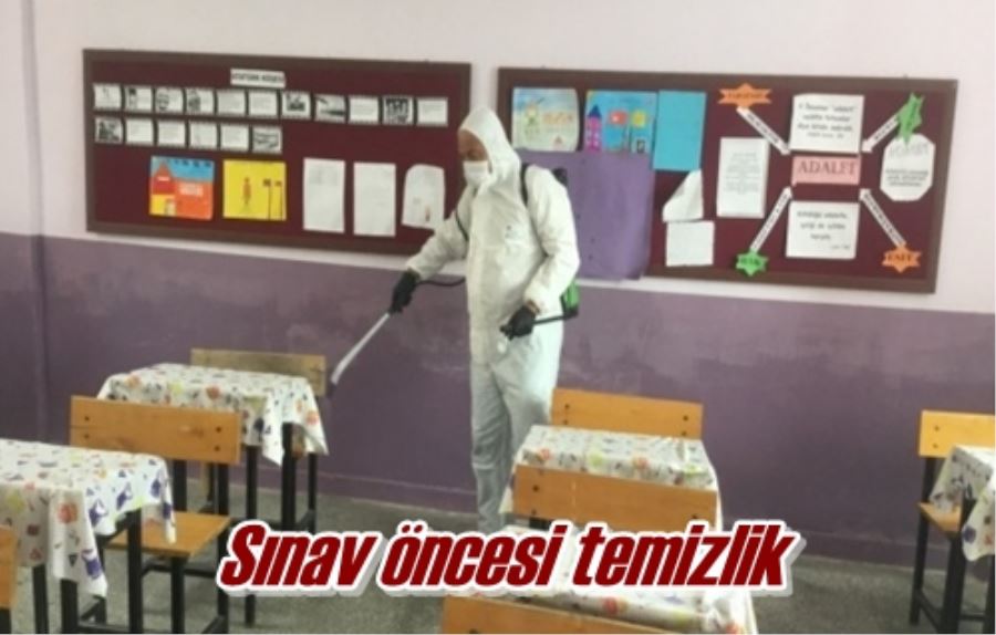 Sınav öncesi temizlik
