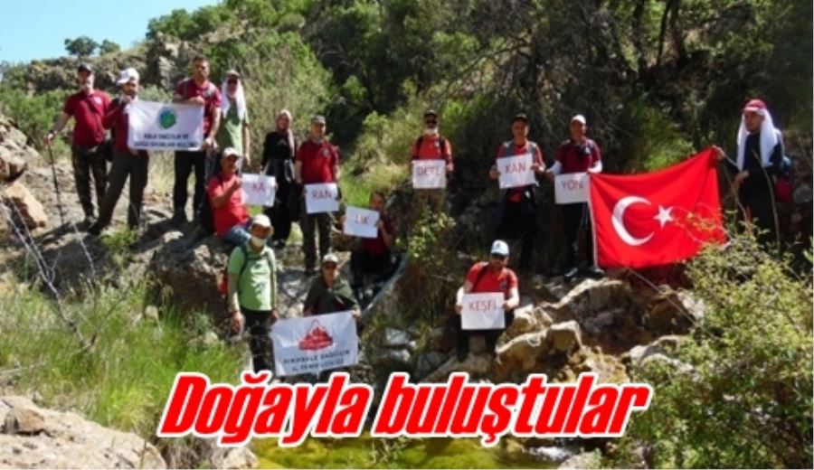 Doğayla buluştular