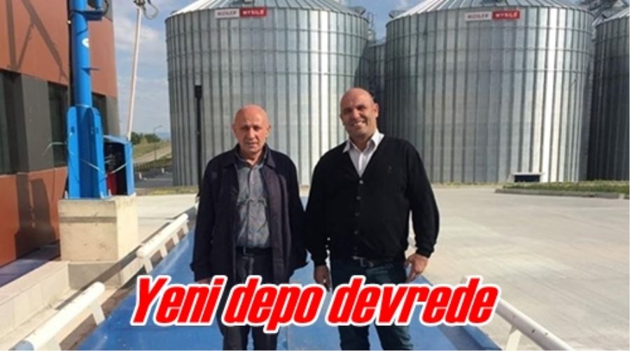 Yeni depo devrede