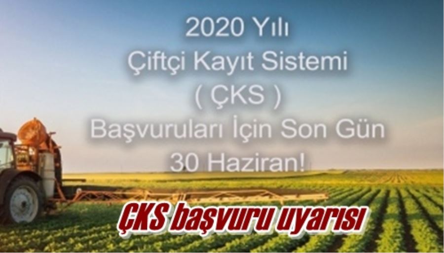 ÇKS başvuru uyarısı