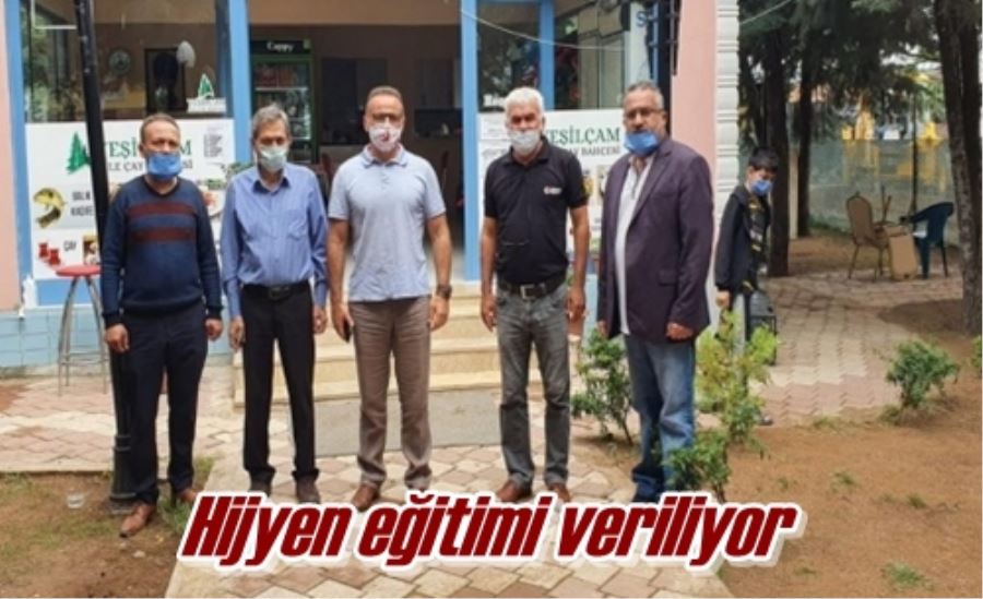 Hijyen eğitimi veriliyor