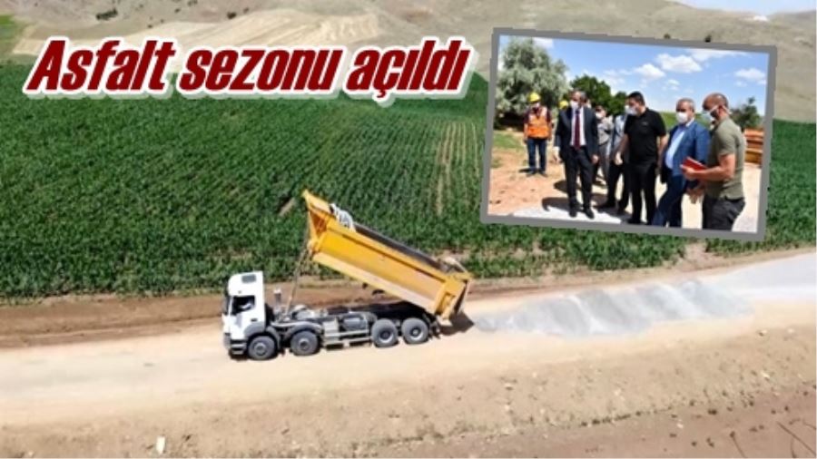 Asfalt sezonu açıldı