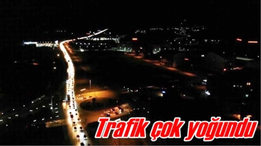 Trafik çok yoğundu