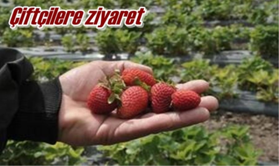 Çiftçilere ziyaret