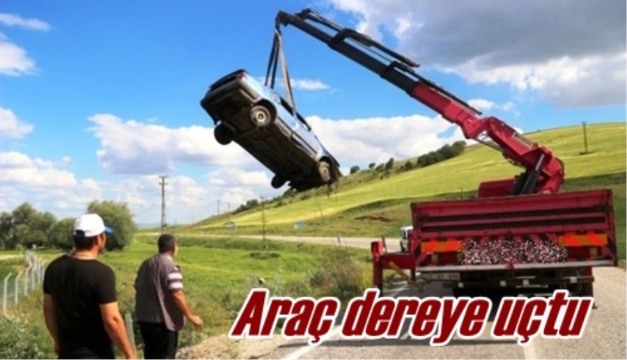 Araç dereye uçtu