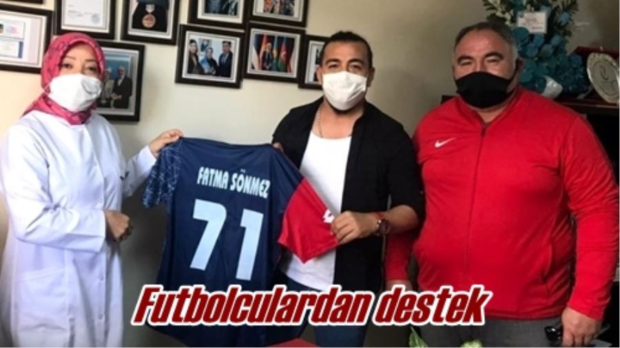 Futbolculardan destek