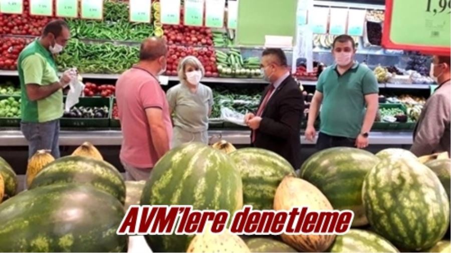 AVM’lere denetleme