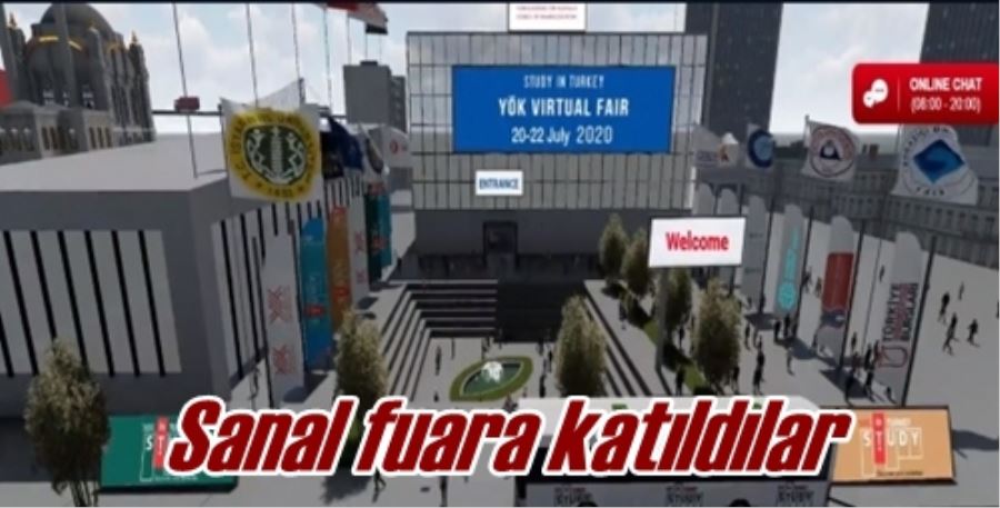 Sanal fuara katıldılar