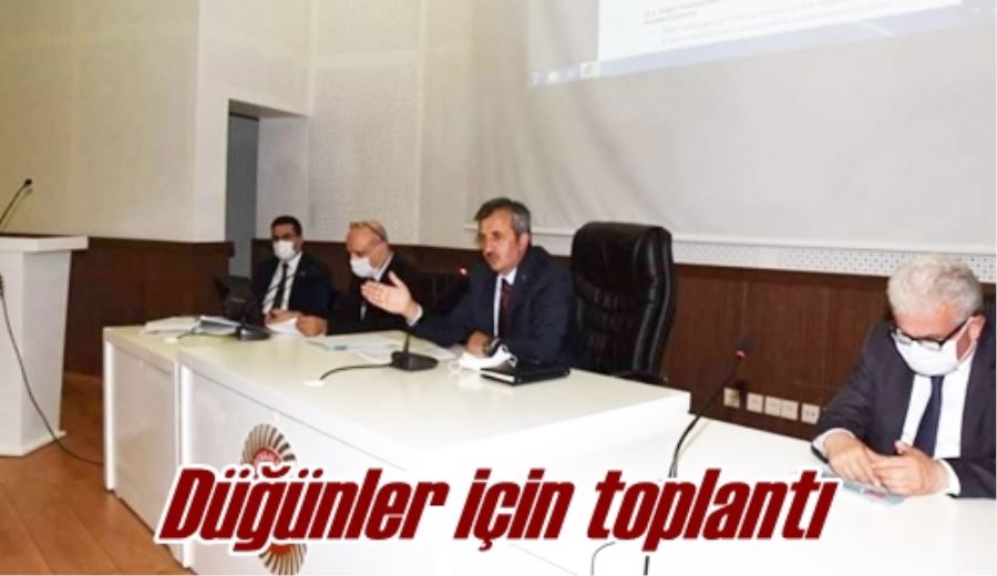 Düğünler için toplantı