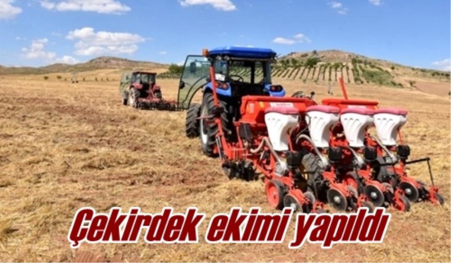 Çekirdek ekimi yapıldı