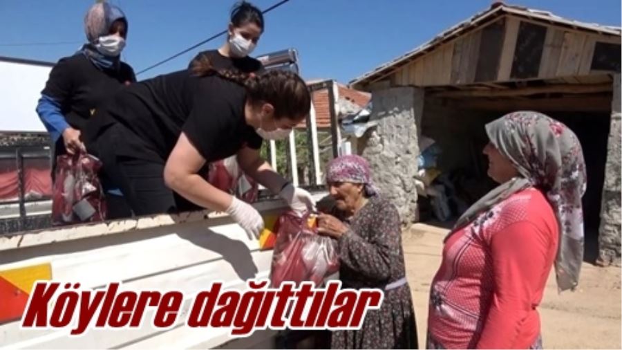 Köylere dağıttılar