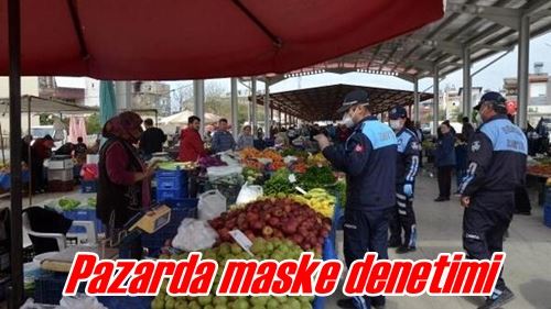 Pazarda maske denetimi