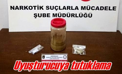 Uyuşturucuya tutuklama