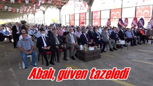 Abalı, güven tazeledi 