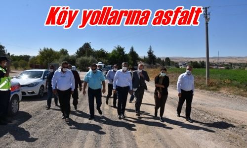 Köy yollarına asfalt
