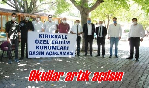 Okullar artık açılsın