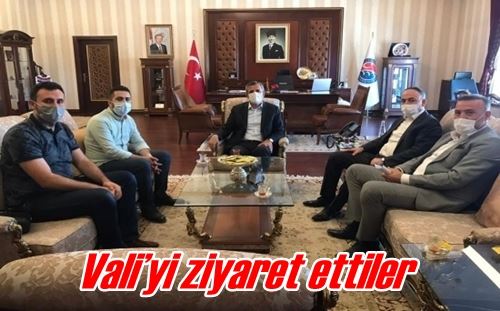 Vali’yi ziyaret ettiler
