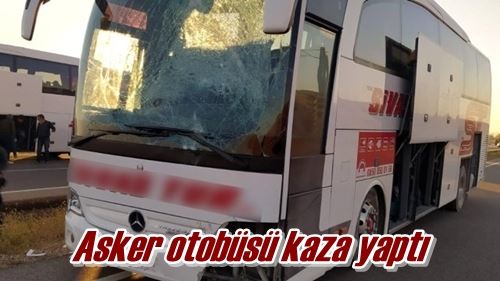 Otobüs kaza yaptı