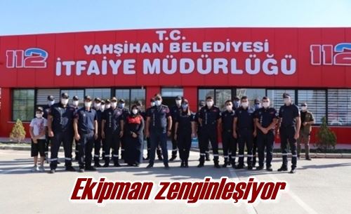 Ekipman zenginleşiyor
