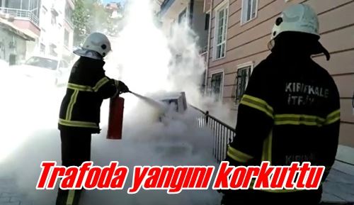 Trafo yangını korkuttu