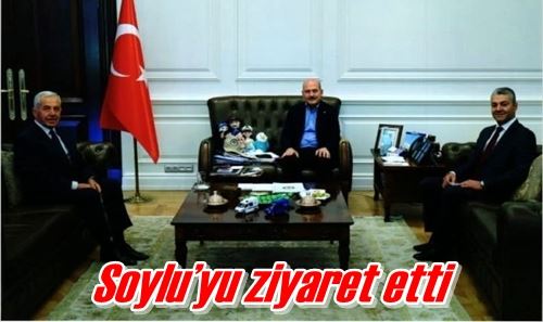 Soylu’yu ziyaret etti