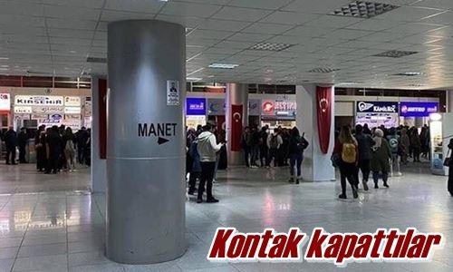 Kontak kapattılar