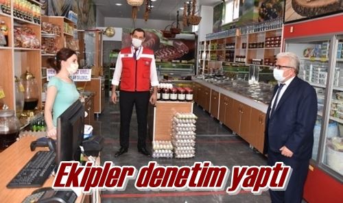 Ekipler denetim yaptı