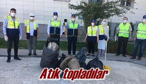 Atık topladılar