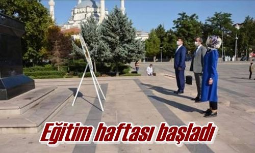 Eğitim haftası başladı