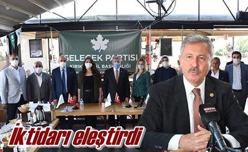 İktidarı eleştirdi
