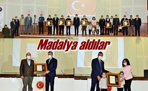 Madalya aldılar