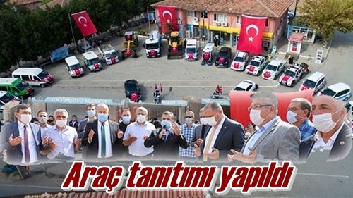 Araç tanıtımı yapıldı