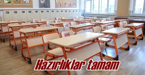 Hazırlıklar tamam