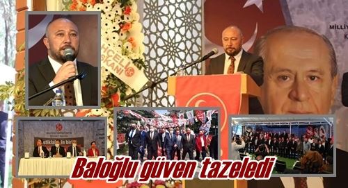 Baloğlu güven tazeledi