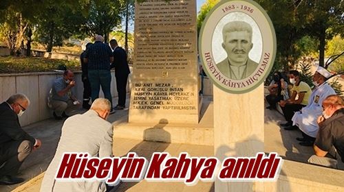 Hüseyin Kahya anıldı