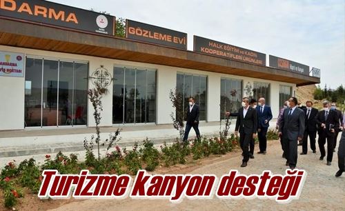 Turizme kanyon desteği