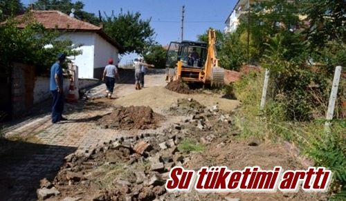 Su tüketimi arttı