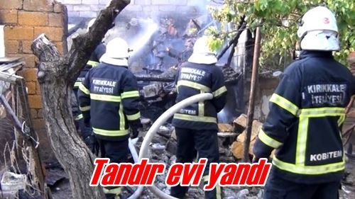 Tandır evi yandı