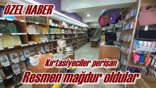 Kırtasiyeciler perişan