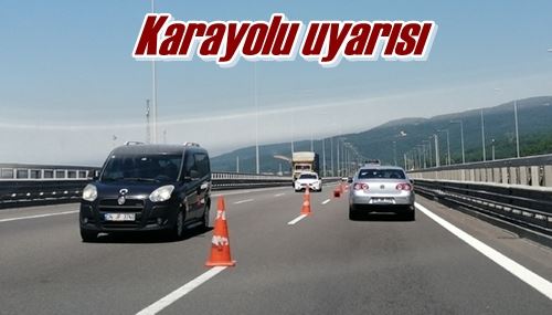 Karayolu uyarısı