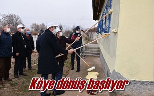 Köye dönüş başlıyor