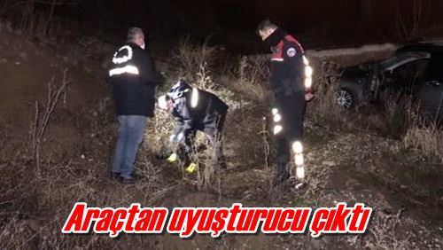 Araçtan uyuşturucu çıktı