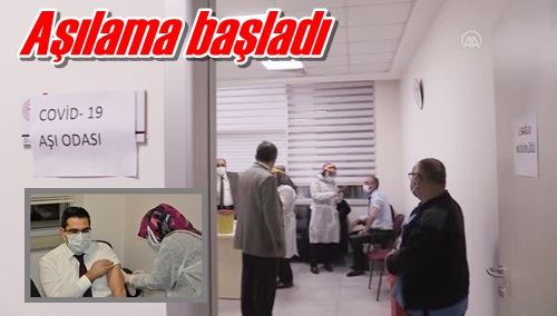 Aşılama başladı