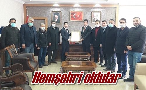 Hemşehri oldular