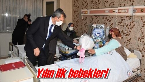 Yılın ilk bebekleri