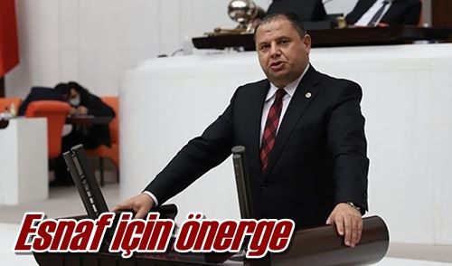 Esnaf için önerge