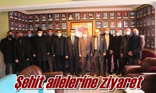 Şehit ailelerine ziyaret