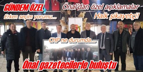 Önal’dan özel açıklamalar