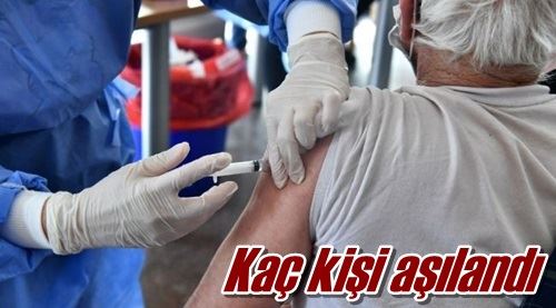 Kaç kişi aşılandı