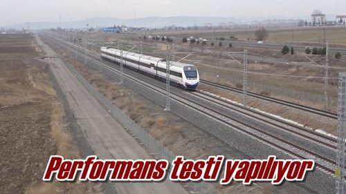 Performans testi yapılıyor